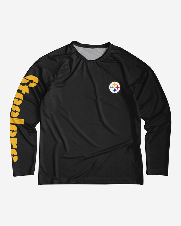 Pittsburgh Steelers Rash Guard Long Sleeve Swim Shirt FOCO - FOCO.com
