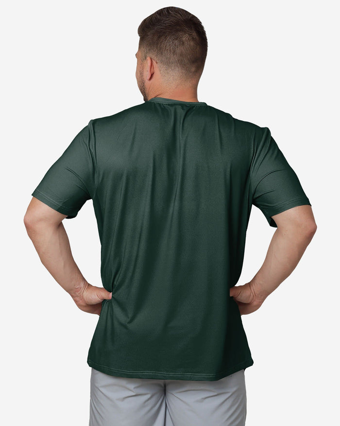 Green Bay Packers Rash Guard Short Sleeve Swim Shirt FOCO - FOCO.com