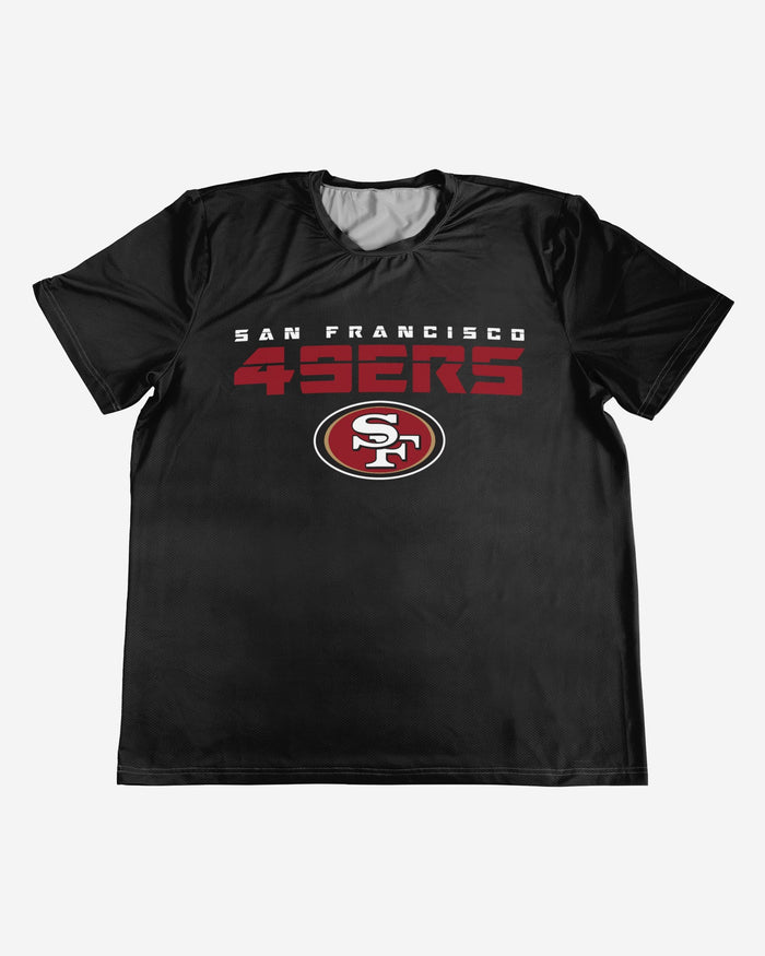 San Francisco 49ers Rash Guard Short Sleeve Swim Shirt FOCO - FOCO.com