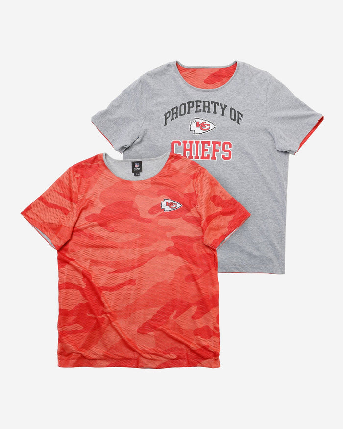 Kansas City Chiefs Reversible Mesh Matchup T-Shirt FOCO - FOCO.com
