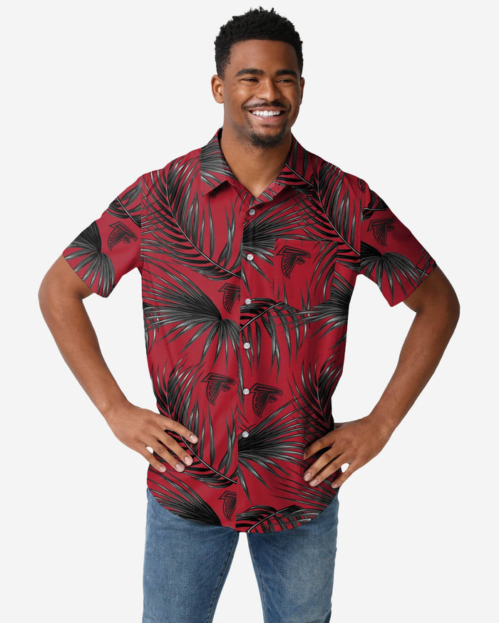 Atlanta Falcons Hawaiian Button Up Shirt FOCO S - FOCO.com
