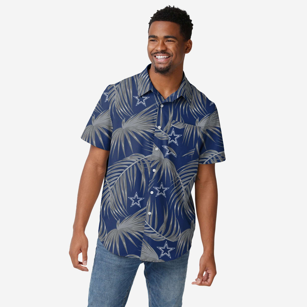 Dallas Cowboys Hawaiian Button Up Shirt FOCO - FOCO.com