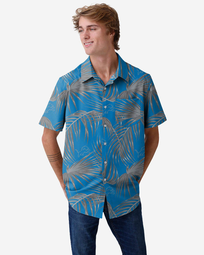 Detroit Lions Hawaiian Button Up Shirt FOCO