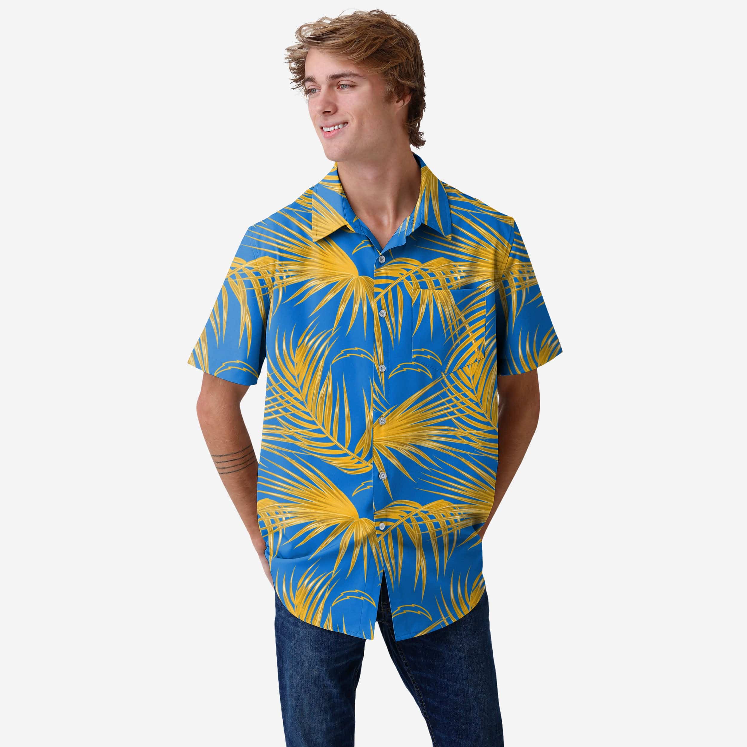 Los Angeles Chargers NFL Hawaiian Shirt Custom Vacation Aloha
