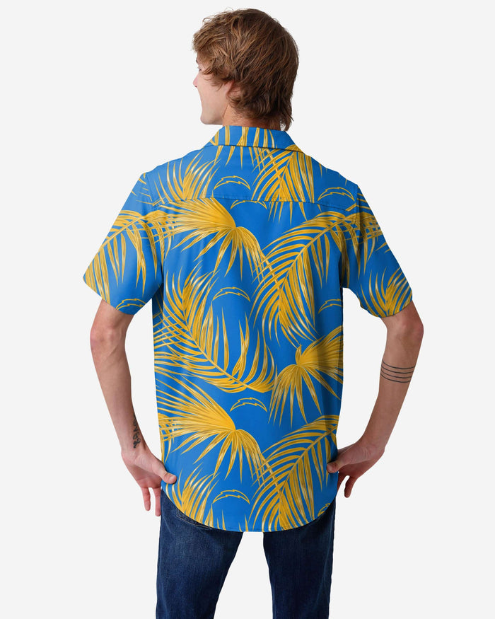 Los Angeles Chargers Hawaiian Button Up Shirt FOCO - FOCO.com