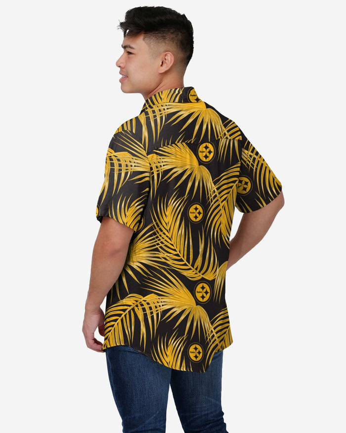 Pittsburgh Steelers Hawaiian Button Up Shirt FOCO - FOCO.com