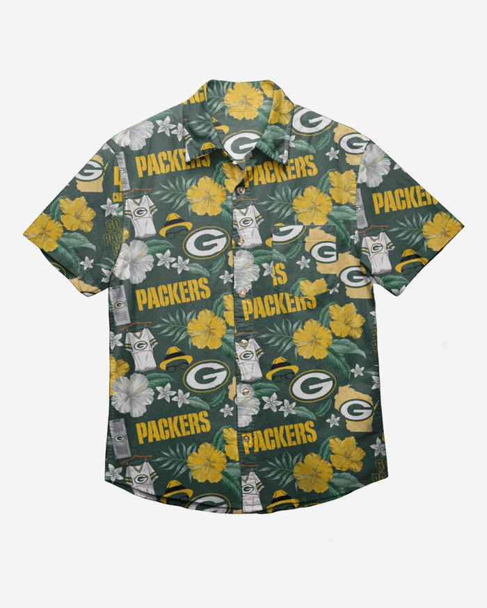 Green Bay Packers City Style Button Up Shirt FOCO - FOCO.com