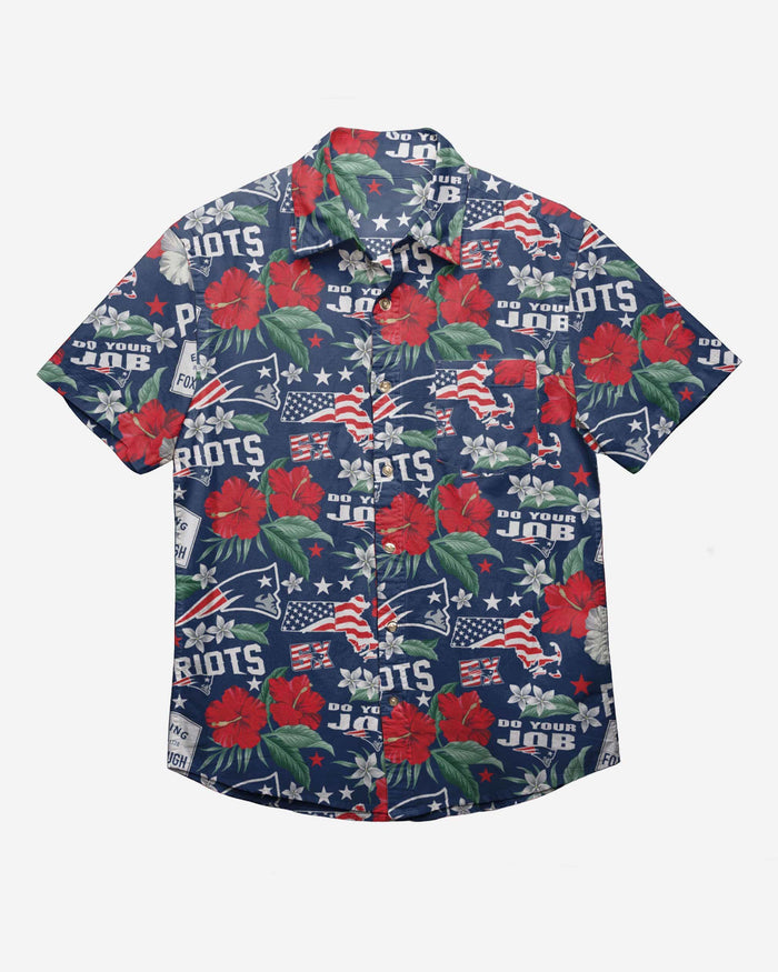 New England Patriots City Style Button Up Shirt FOCO - FOCO.com