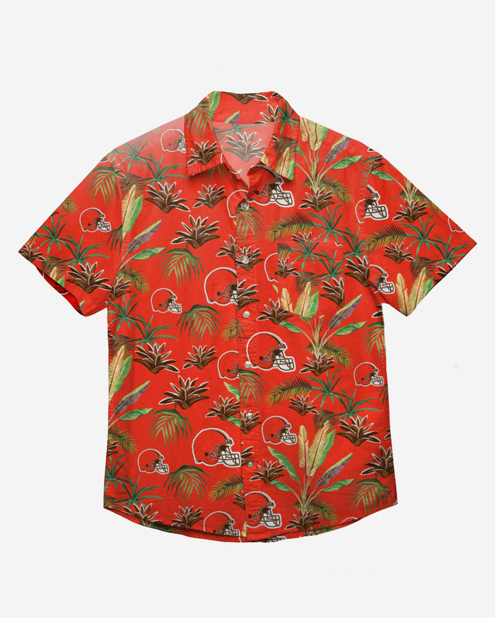 Cleveland Browns Victory Vacay Button Up Shirt FOCO - FOCO.com