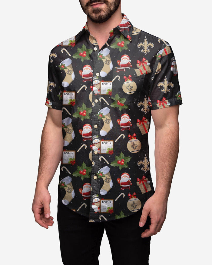 new orleans saints dress shirts NEW Cutter & Buck New Orleans Saints NFL long sleeve dress shirt Men's SMALL S