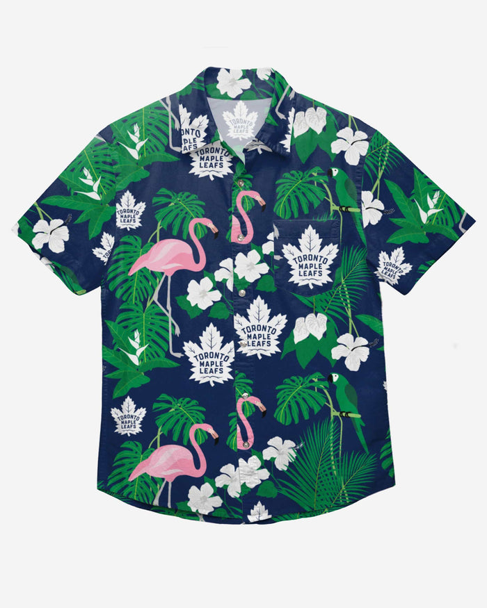 Toronto Maple Leafs Floral Button Up Shirt FOCO - FOCO.com