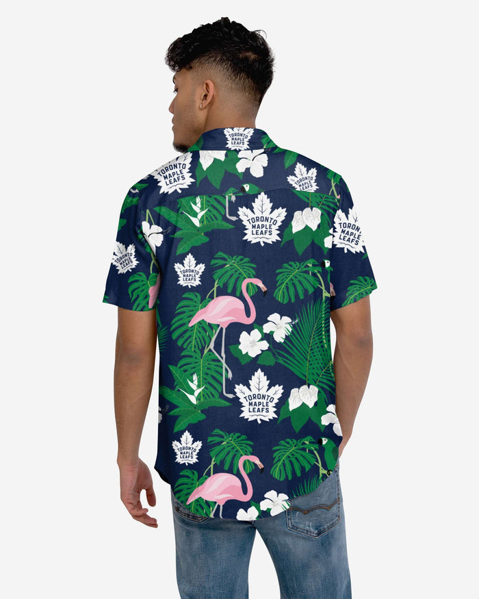 Toronto Maple Leafs Floral Button Up Shirt FOCO - FOCO.com