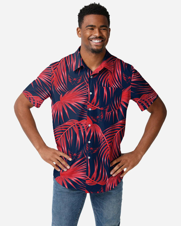 Washington Capitals Hawaiian Button Up Shirt FOCO