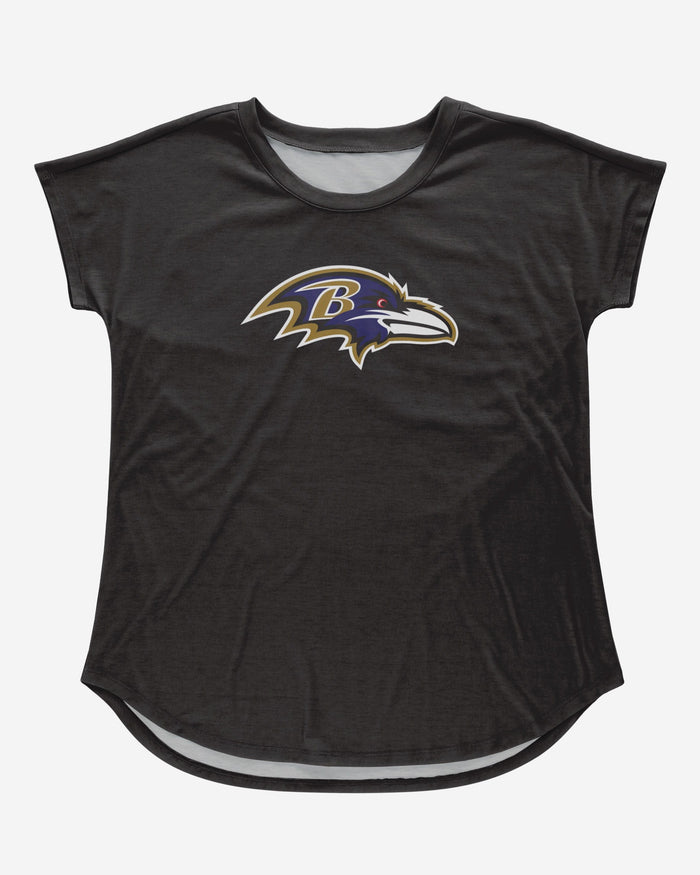 Baltimore Ravens Womens Big Logo Tunic Top FOCO - FOCO.com