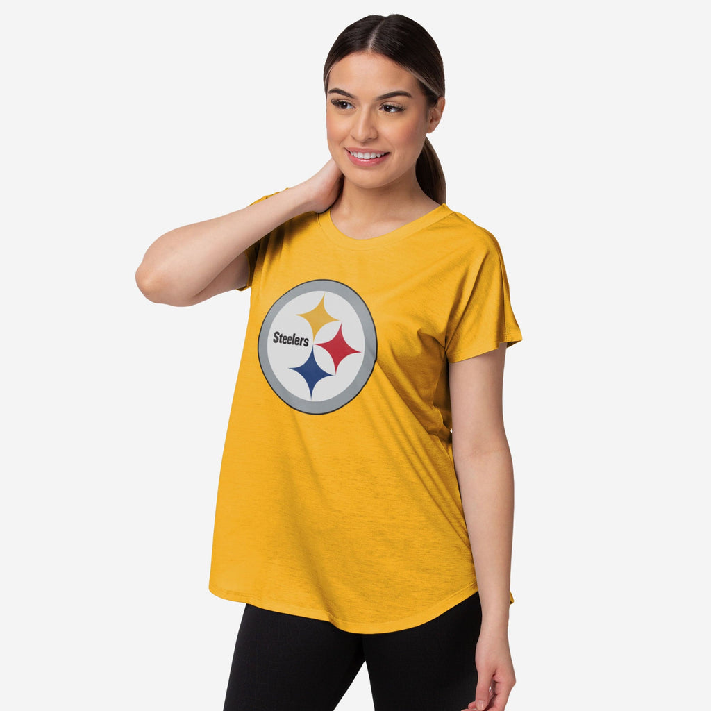 Pittsburgh Steelers Womens Big Logo Tunic Top FOCO S - FOCO.com