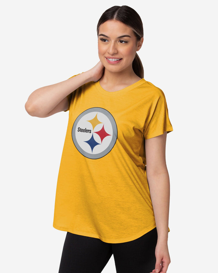 Pittsburgh Steelers Womens Big Logo Tunic Top FOCO S - FOCO.com