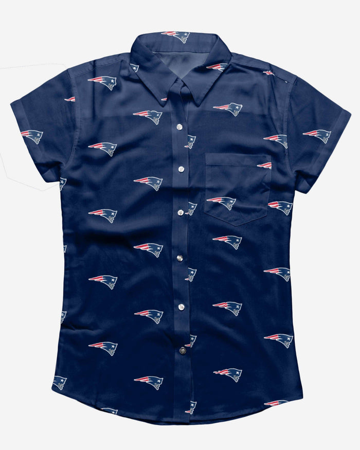 patriots dress shirt Men's J. Palmer White New England Patriots Man-In-Motion Long Sleeve Button-Up Dress Shirt
