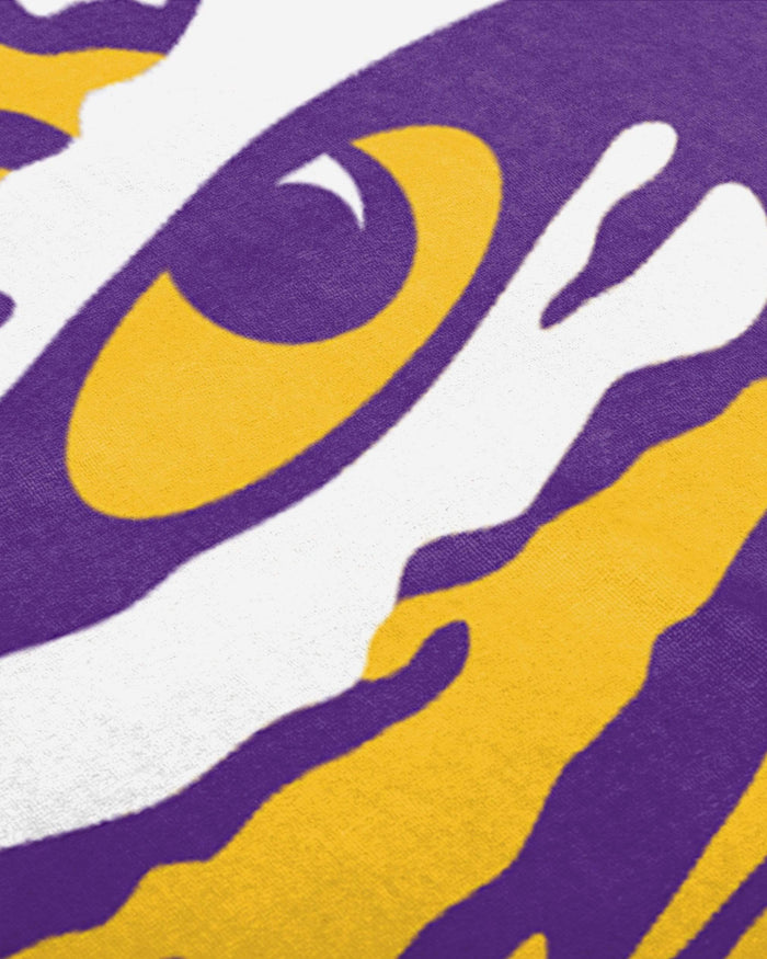 LSU Tigers Big Logo Beach Towel FOCO - FOCO.com
