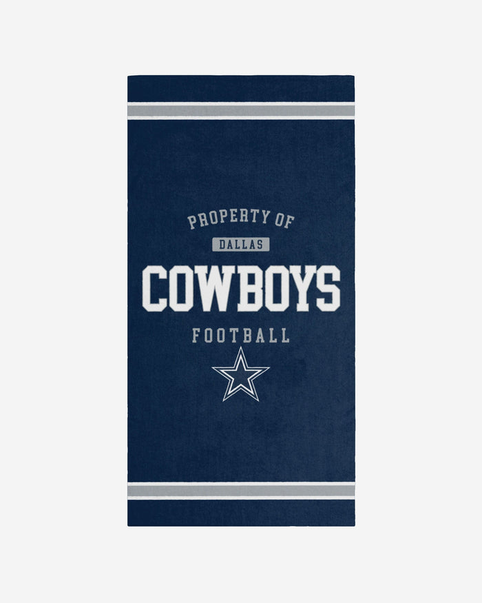 Dallas Cowboys Property Of Beach Towel FOCO - FOCO.com