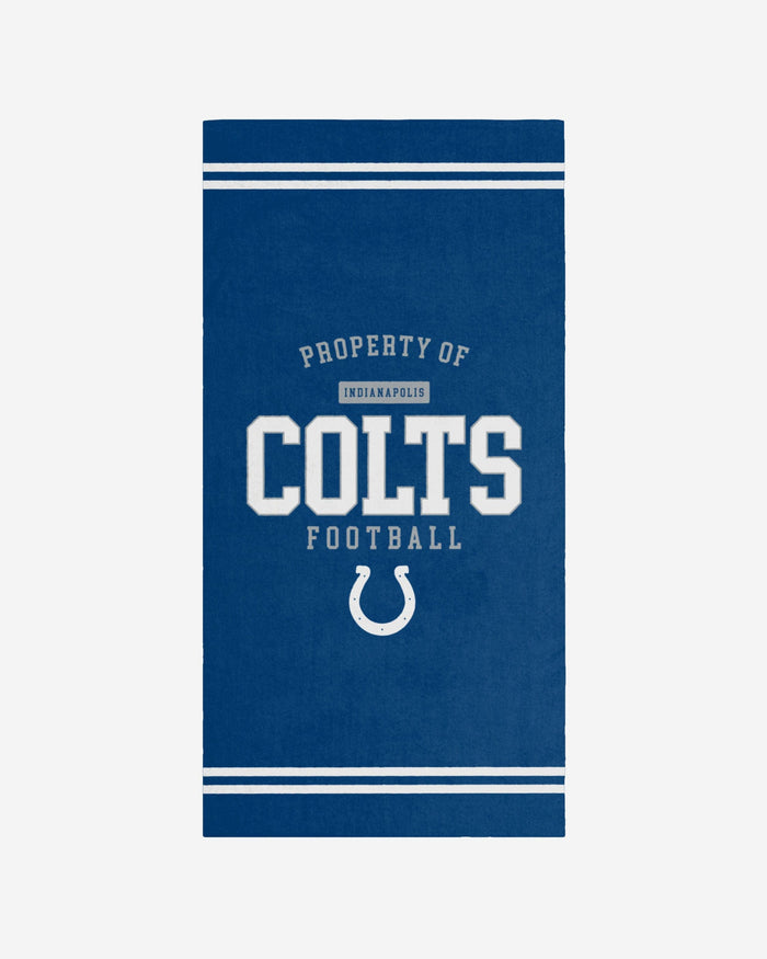 Indianapolis Colts Property Of Beach Towel FOCO - FOCO.com