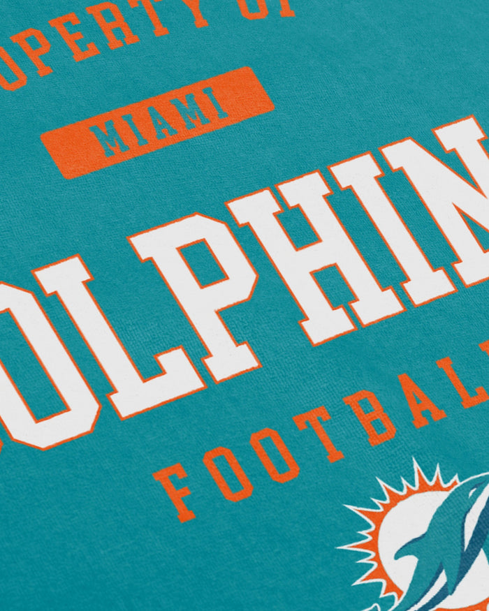 Miami Dolphins Property Of Beach Towel FOCO - FOCO.com