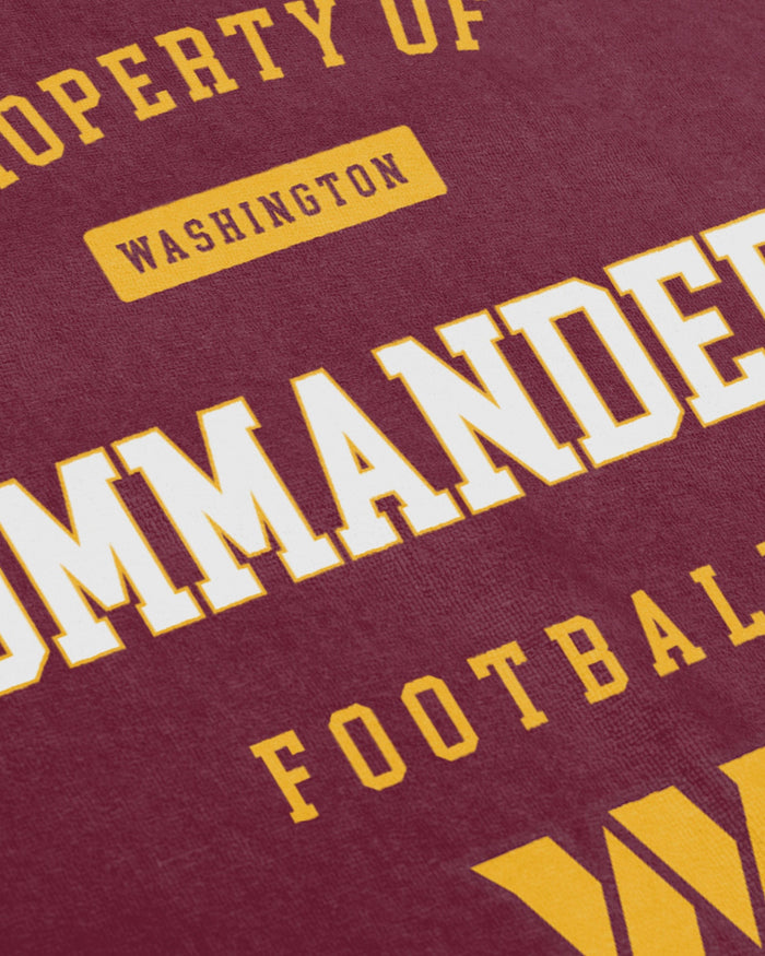 Washington Commanders Property Of Beach Towel FOCO - FOCO.com