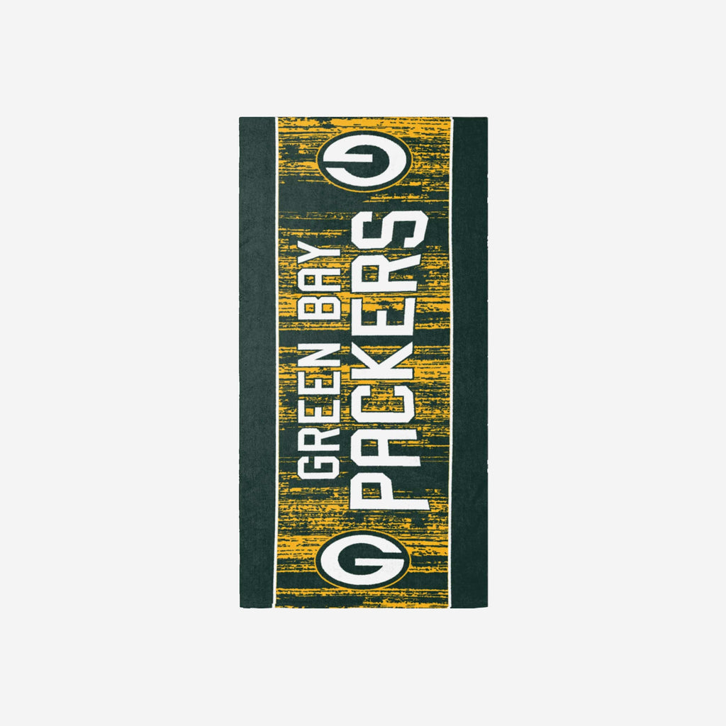 Green Bay Packers Big Logo Beach Towel FOCO - FOCO.com