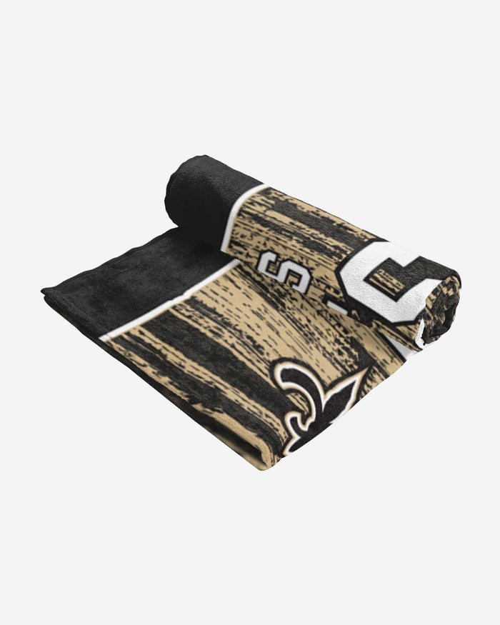 New Orleans Saints Big Logo Beach Towel FOCO - FOCO.com