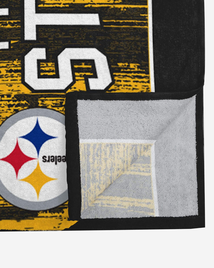 Pittsburgh Steelers Big Logo Beach Towel FOCO - FOCO.com