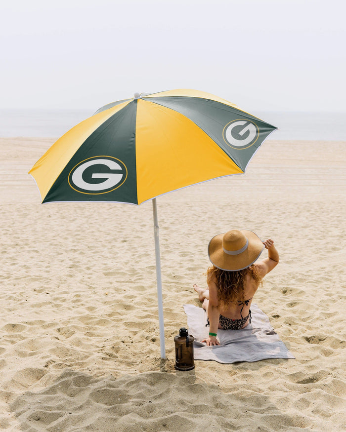 Green Bay Packers Beach Umbrella FOCO - FOCO.com