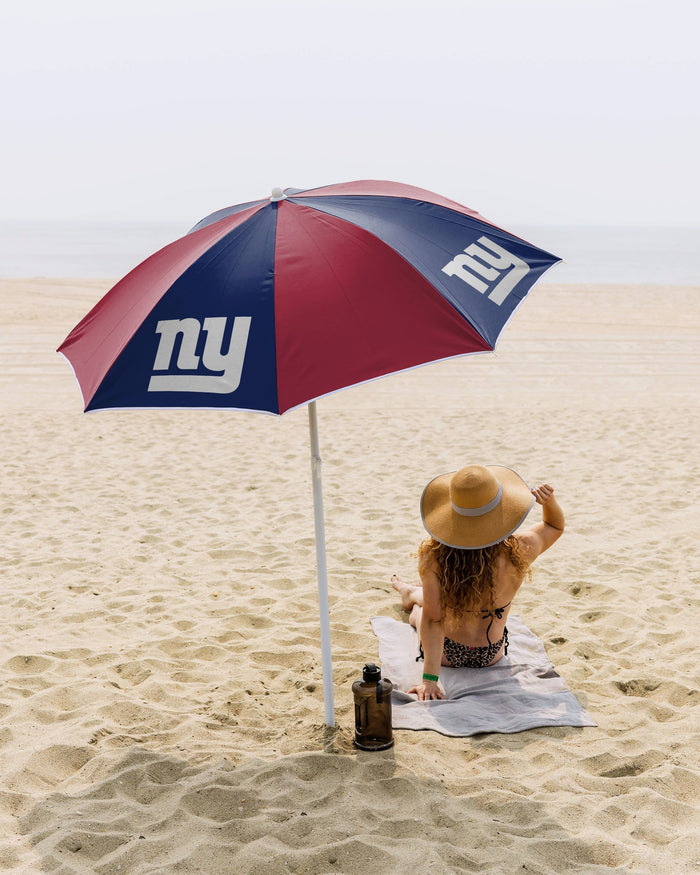 New York Giants Beach Umbrella FOCO - FOCO.com