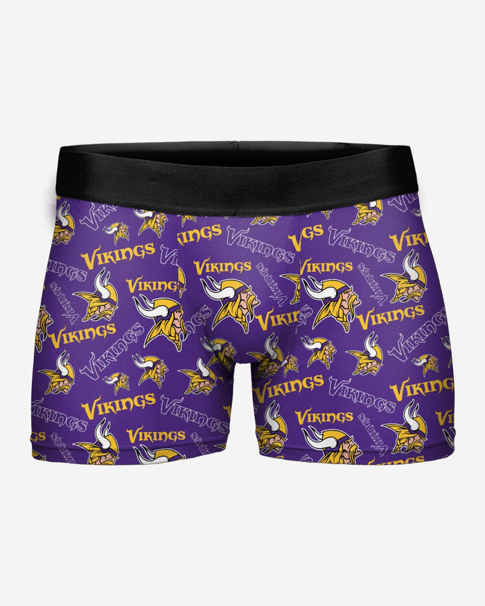 Minnesota Vikings Repeat Logo Underwear FOCO M - FOCO.com
