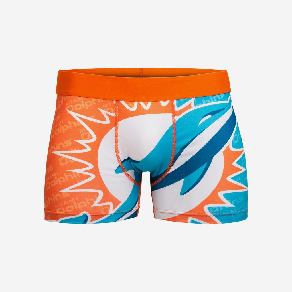 Miami Dolphins Printed Big Logo Underwear FOCO S - FOCO.com