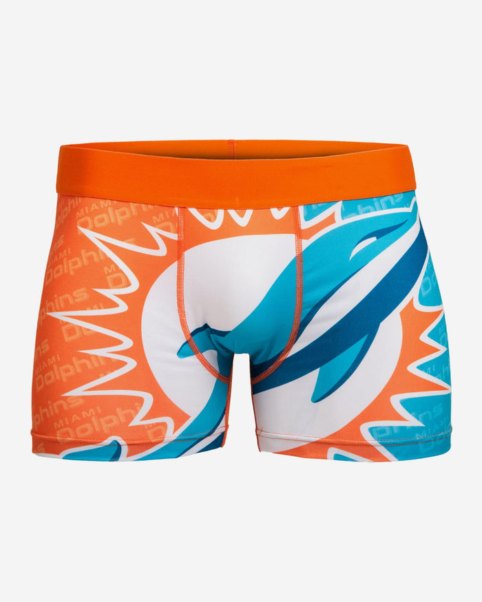 Miami Dolphins Printed Big Logo Underwear FOCO S - FOCO.com