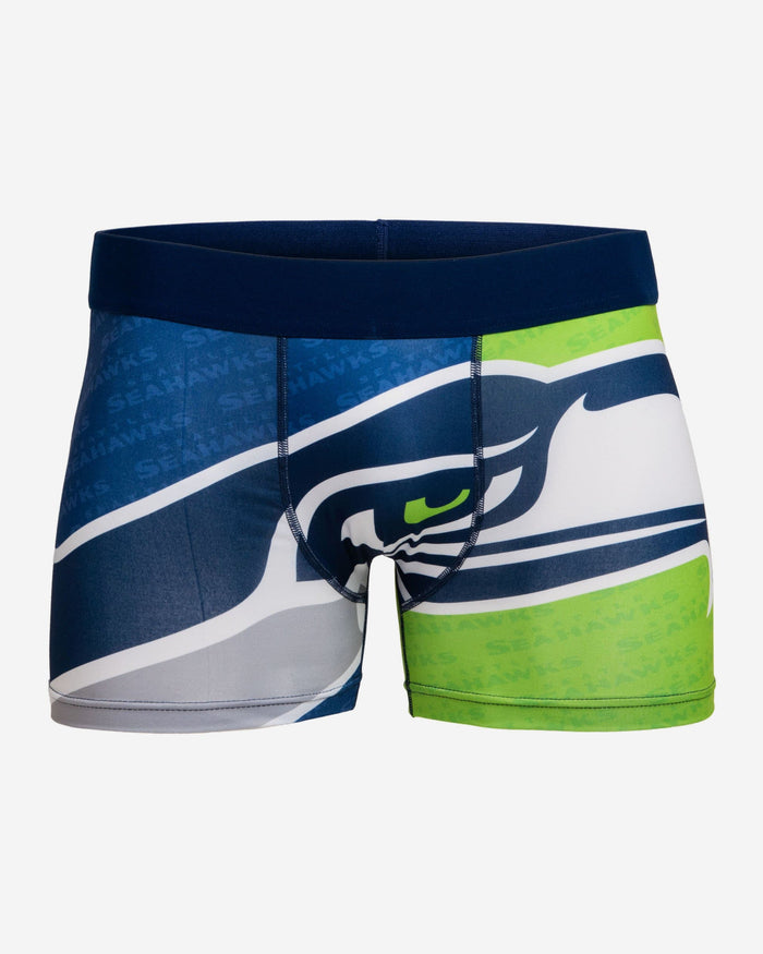 Seattle Seahawks Printed Big Logo Underwear FOCO S - FOCO.com