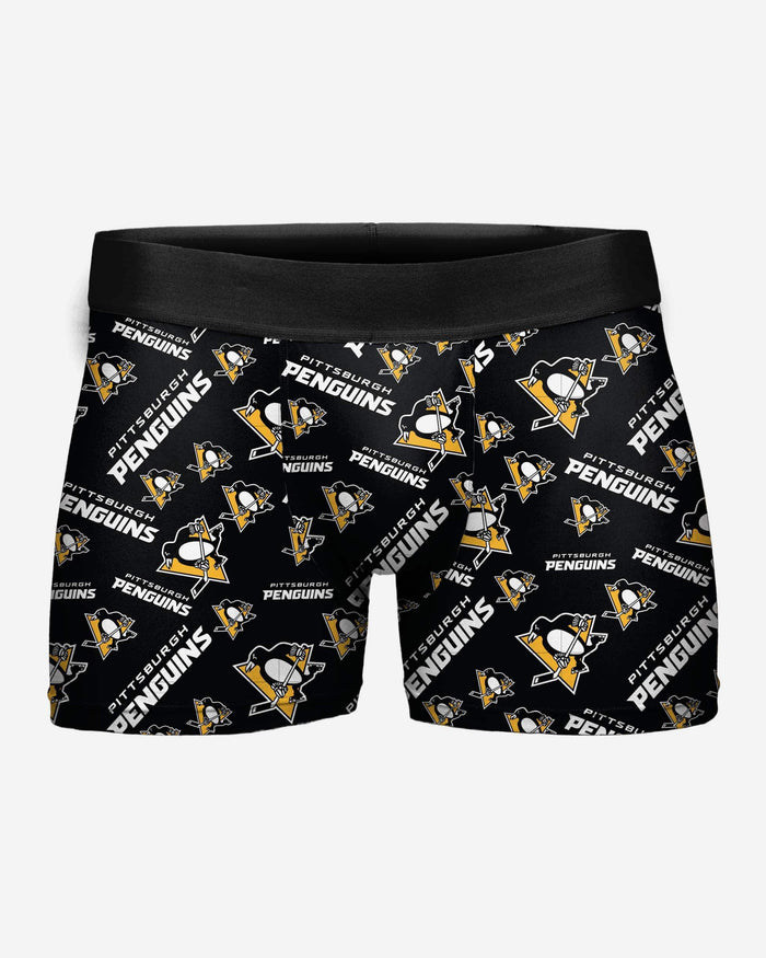 Pittsburgh Penguins Repeat Logo Underwear FOCO M - FOCO.com