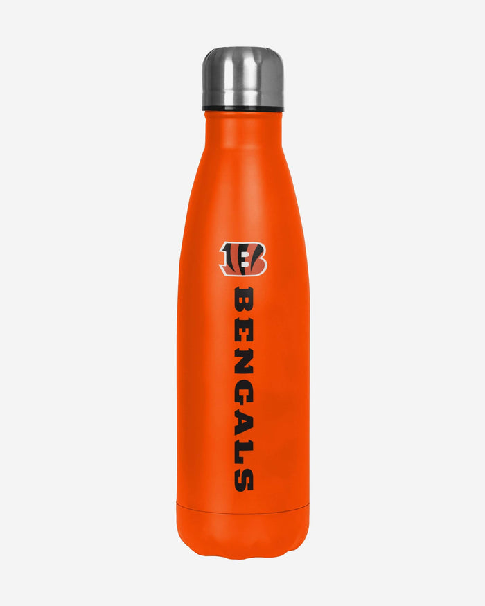 Cincinnati Bengals Wordmark Chill Water Bottle FOCO - FOCO.com