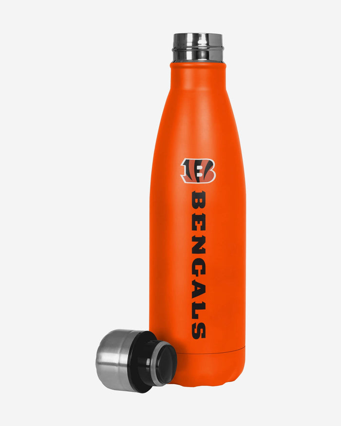 Cincinnati Bengals Wordmark Chill Water Bottle FOCO - FOCO.com