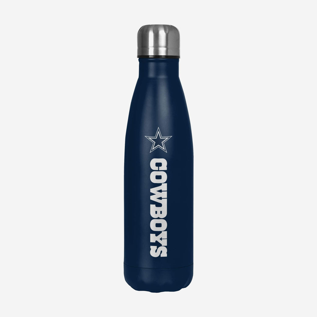 Dallas Cowboys Wordmark Chill Water Bottle FOCO - FOCO.com