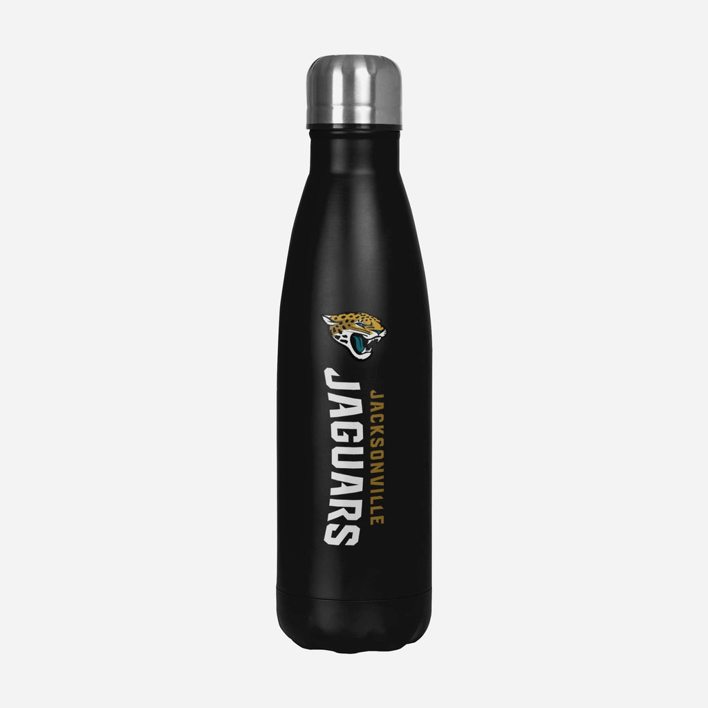 Jacksonville Jaguars Wordmark Chill Water Bottle FOCO - FOCO.com