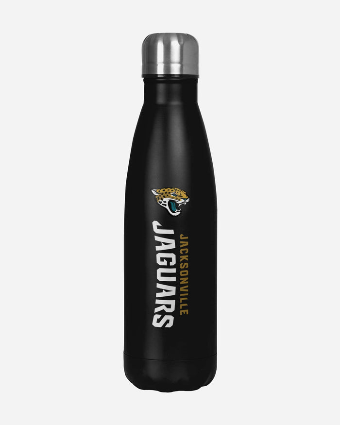 Jacksonville Jaguars Wordmark Chill Water Bottle FOCO - FOCO.com