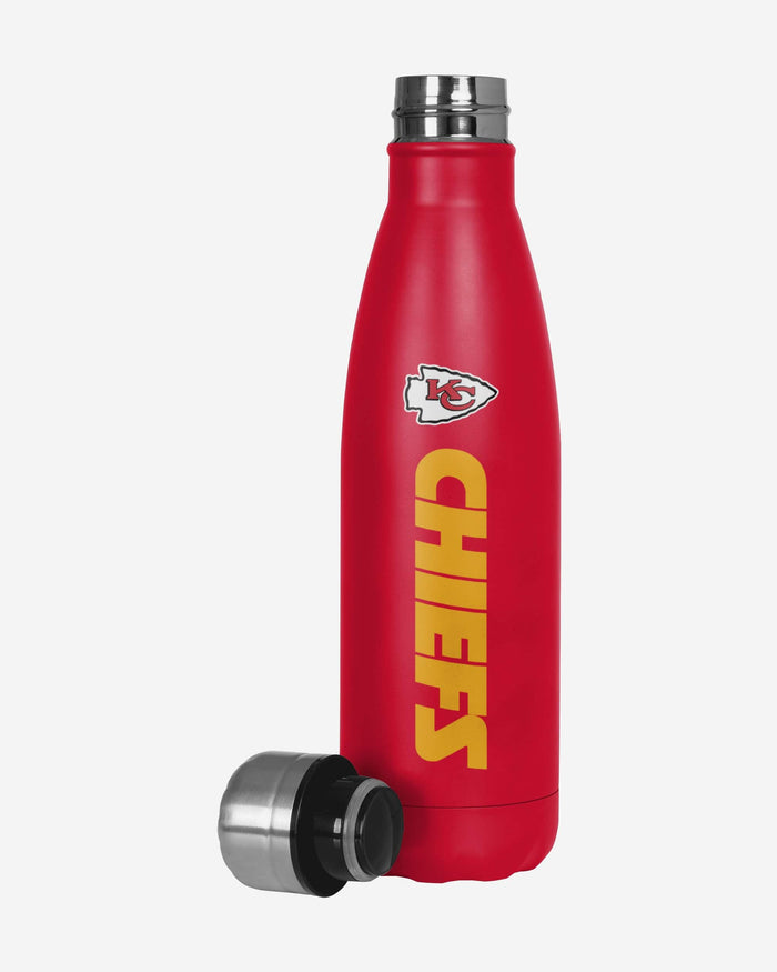 Kansas City Chiefs Wordmark Chill Water Bottle FOCO - FOCO.com