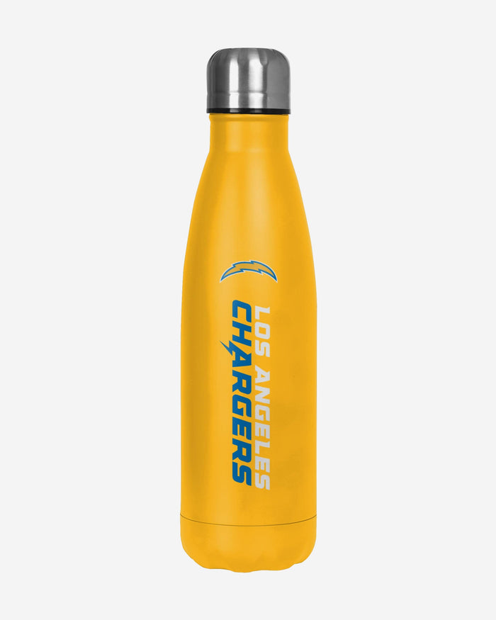 Los Angeles Chargers Wordmark Chill Water Bottle FOCO - FOCO.com