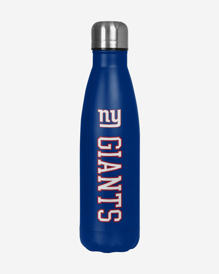 New York Giants Wordmark Chill Water Bottle FOCO - FOCO.com