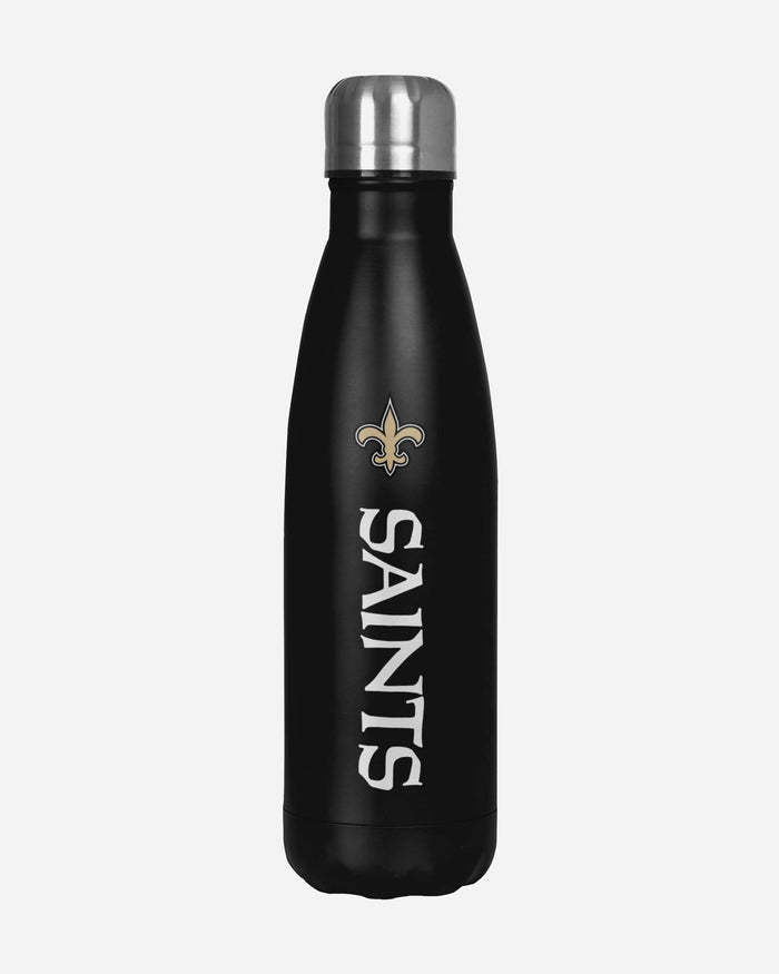 New Orleans Saints Wordmark Chill Water Bottle FOCO - FOCO.com