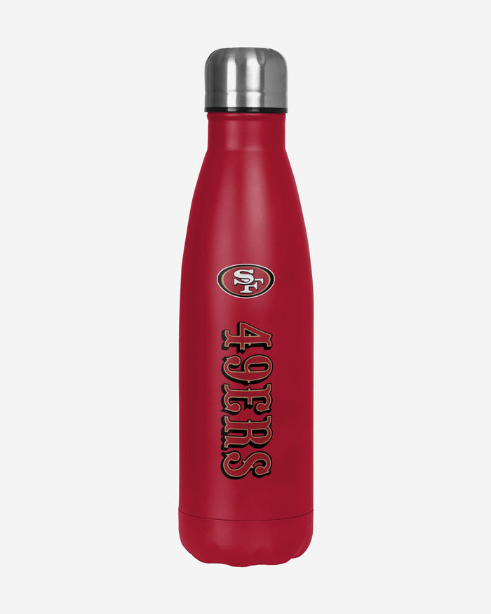 San Francisco 49ers Wordmark Chill Water Bottle FOCO - FOCO.com