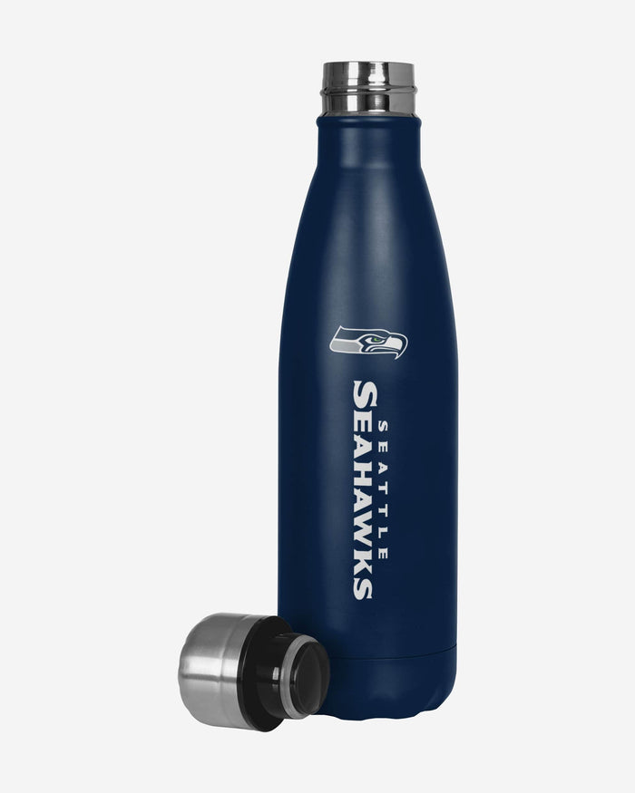 Seattle Seahawks Wordmark Chill Water Bottle FOCO - FOCO.com