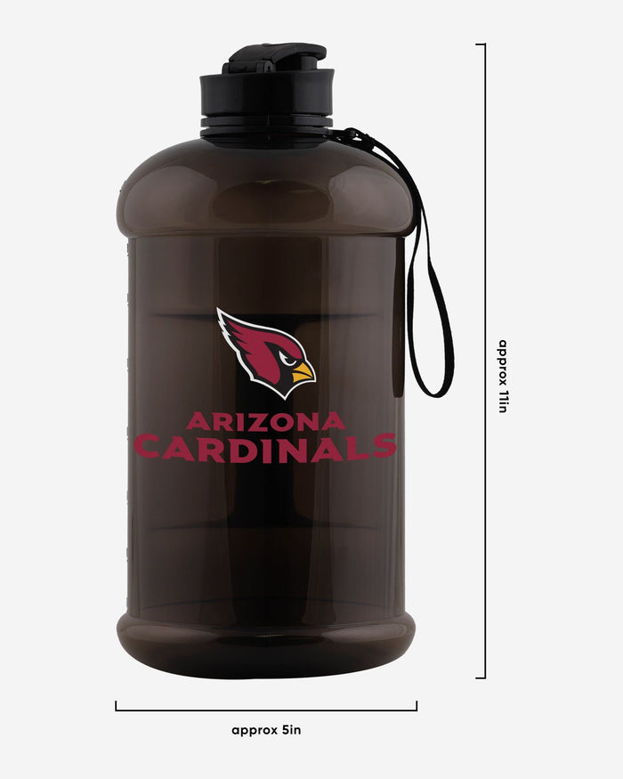 Arizona Cardinals Large Team Color Clear Sports Bottle FOCO - FOCO.com