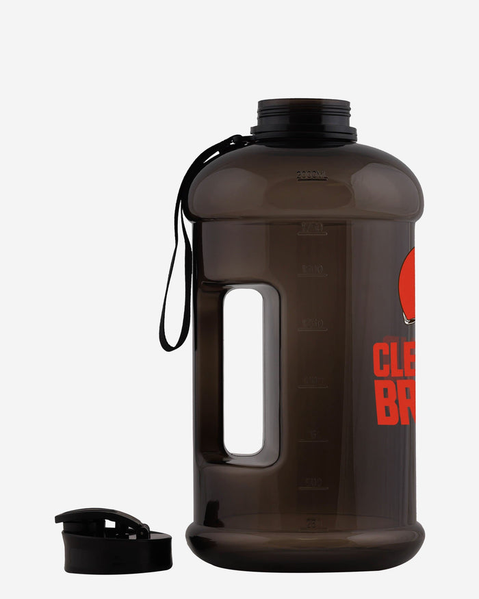 Cleveland Browns Large Team Color Clear Sports Bottle FOCO - FOCO.com