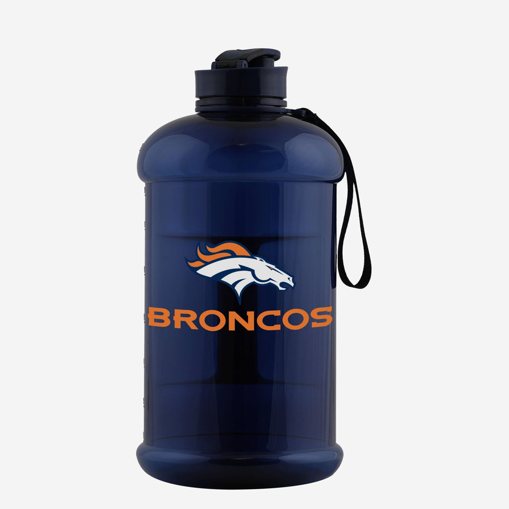 Denver Broncos Large Team Color Clear Sports Bottle FOCO - FOCO.com